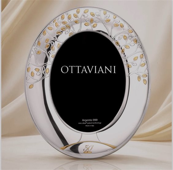 Cadre Ottaviani in Bilaminé argent  5017A - 5017A